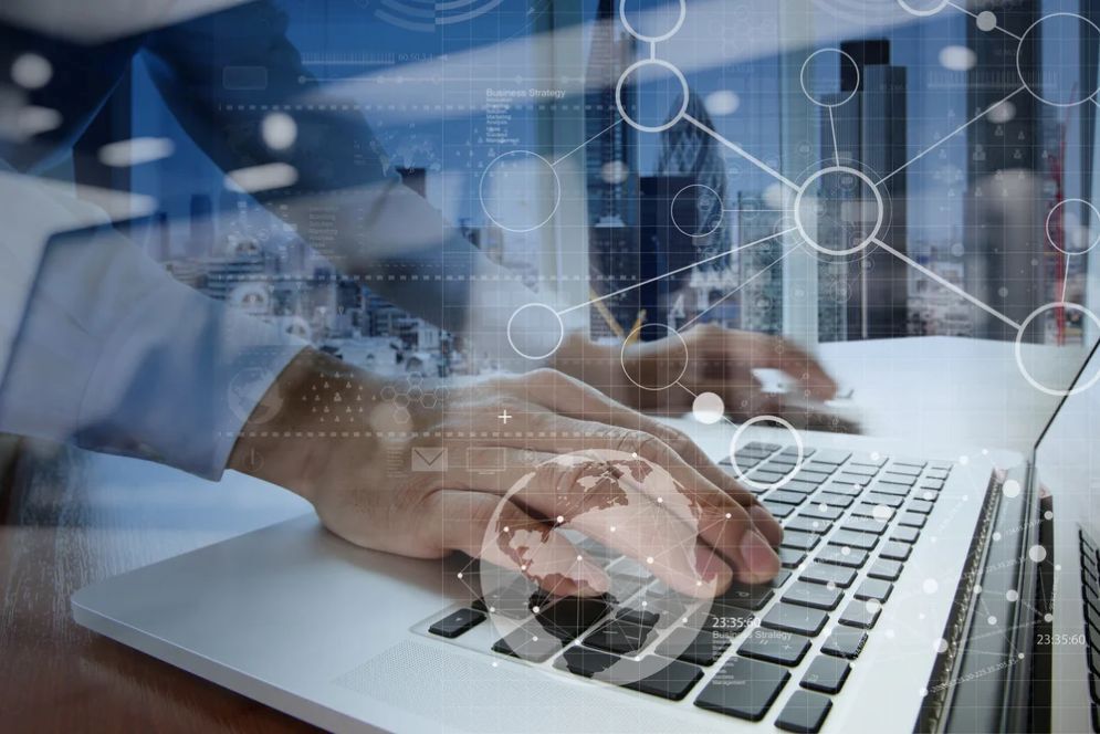 businessman hand working with modern technology and digital layer effect as business strategy concept-1_RD